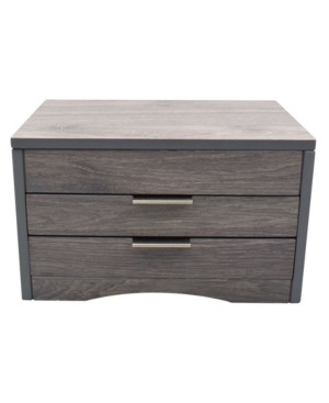 Pko Inc. Pko Inc Distressed Wooden Jewelry Box In Gray