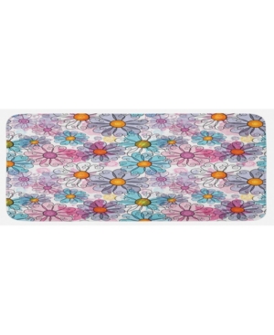 Ambesonne Flower Kitchen Mat