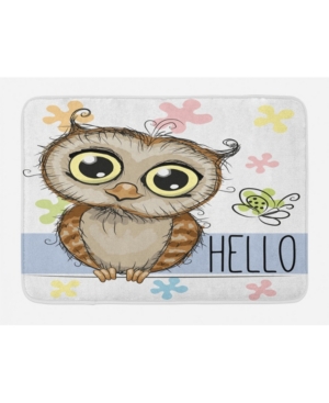 Ambesonne Owls Bath Mat Bedding