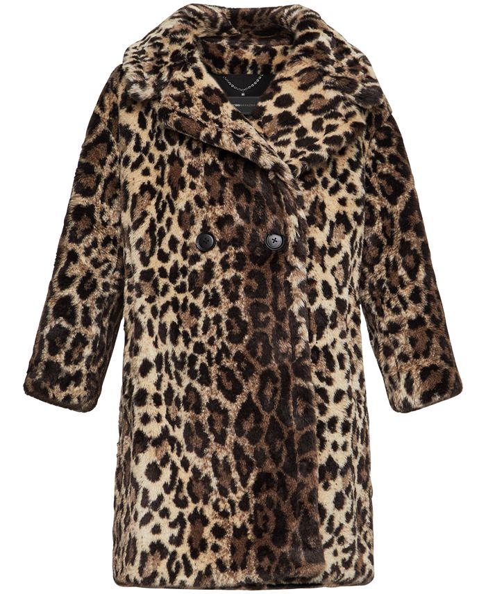 Bcbg leopard hotsell coat