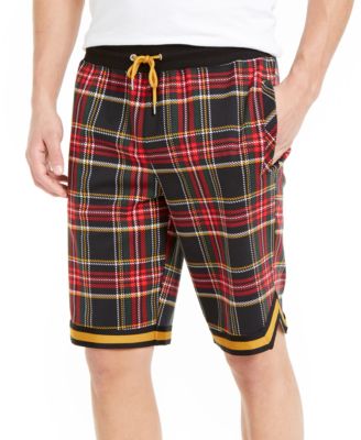 INC Men s Plaid Drawstring Shorts Created for Macy s Macy s