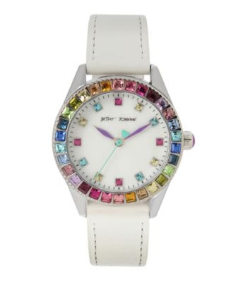 Betsey johnson white watch best sale