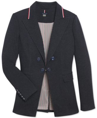 Tommy Hilfiger Ribbon-Trim Blazer