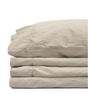 Jennifer Adams Relaxed Cotton Sateen Twin Sheet Set Bedding
