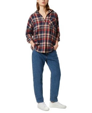 image of French Connection Rhodes Cotton Flannel Plaid Shirt