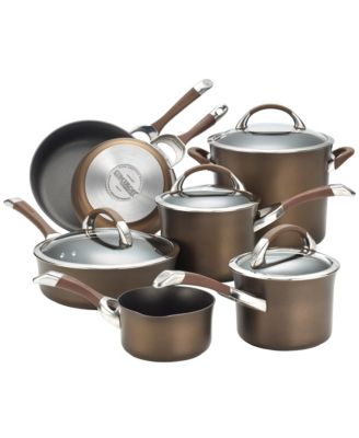 Circulon - Symmetry Cookware Set, 11 Piece Chocolate
