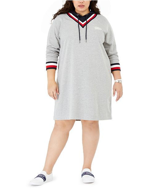 Tommy Hilfiger Plus Size Hoodie Sweatshirt Dress Reviews