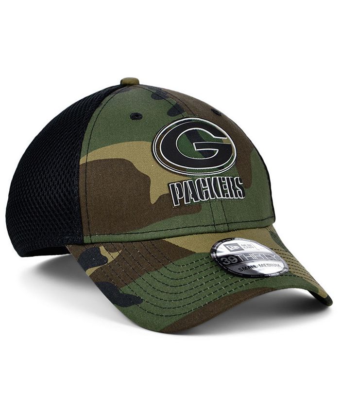 Casquette New Era 9Forty Green Bay Packers – Motif Bois Camo, Taille Unique