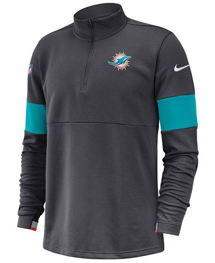 Men's Nike Gray Miami Dolphins Sideline Logo Performance Pants