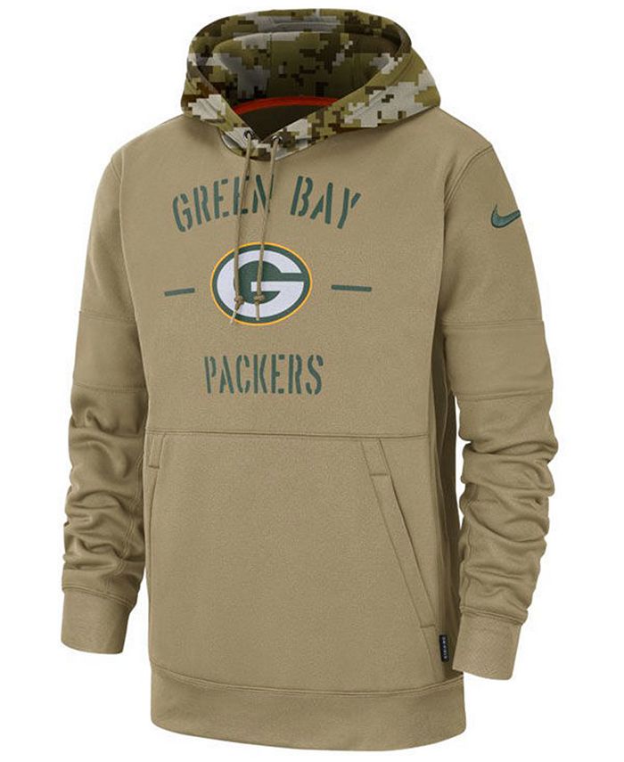 Nike Men's Green Bay Packers Salute To Service Therma Hoodie & Reviews