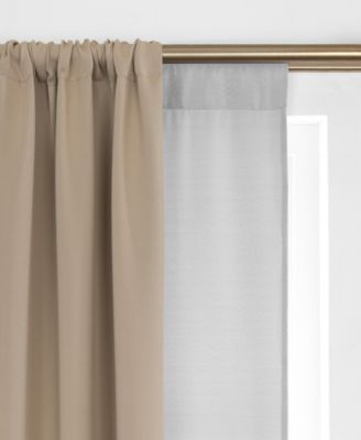 Elrene Home Fashions Extra Wide Thermal Blackout Curtain Liner, 40"x92"