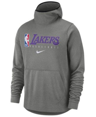 nike lakers hoodie grey