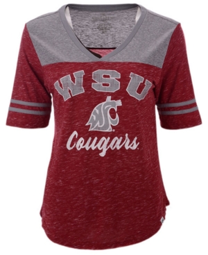 Colosseum Women's Washington State Cougars Mr Big V-neck T-Shirt
