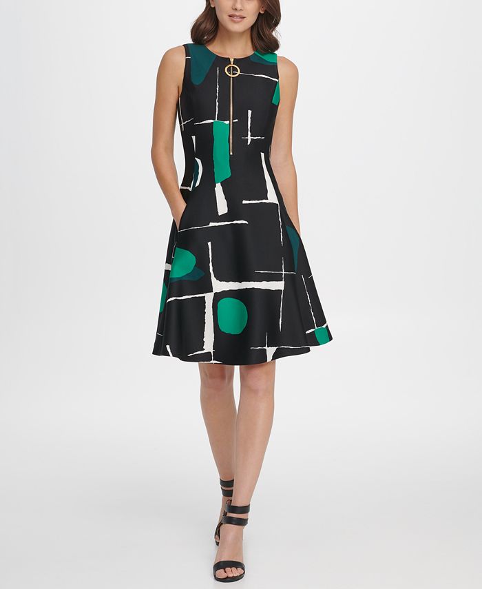 Dkny zipper discount dress