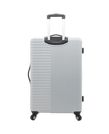 travelers club basette 3 pc hardside luggage set