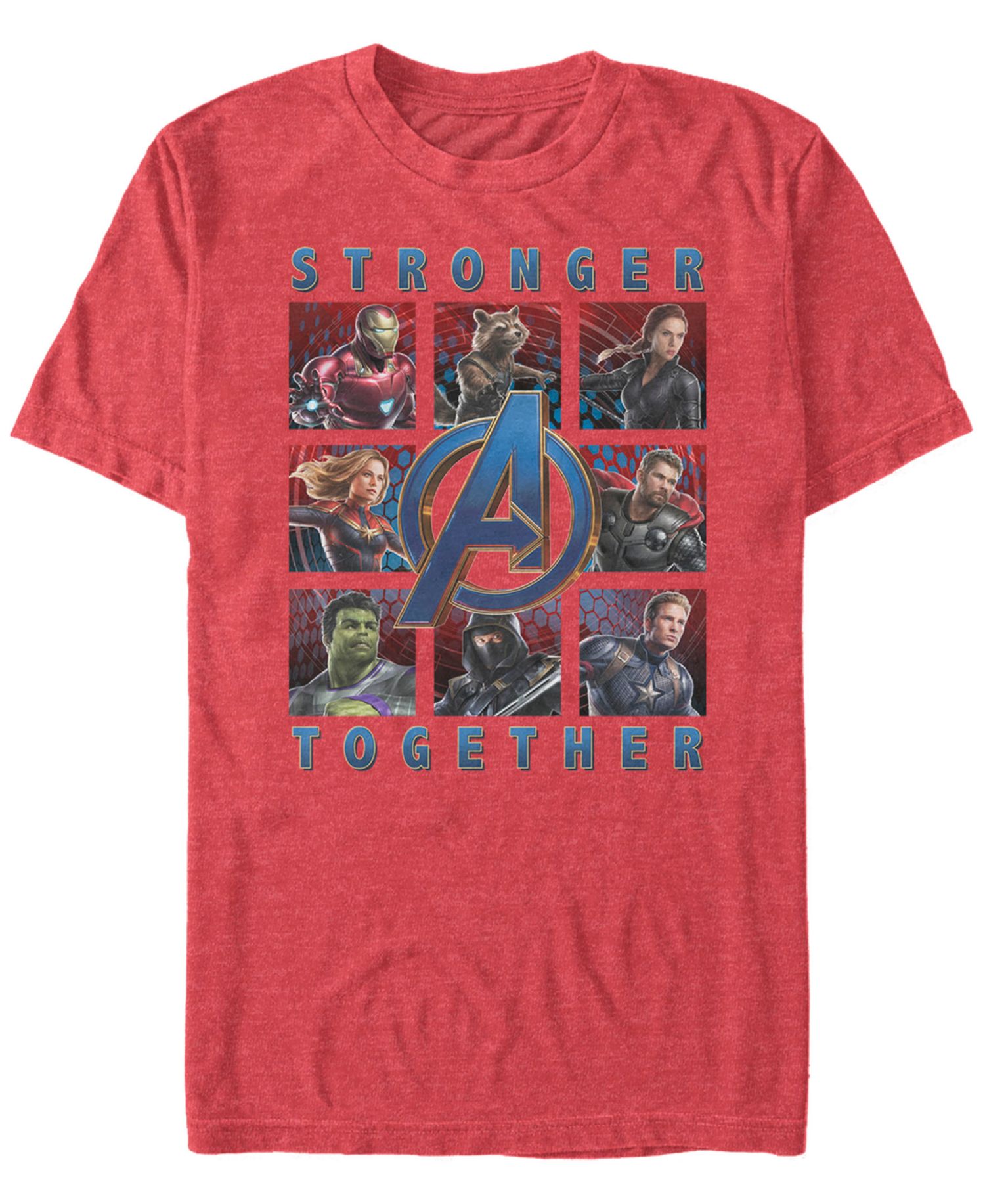 Marvel Men's Avengers Endgame Stronger Together Boxes, Short Sleeve T-shirt