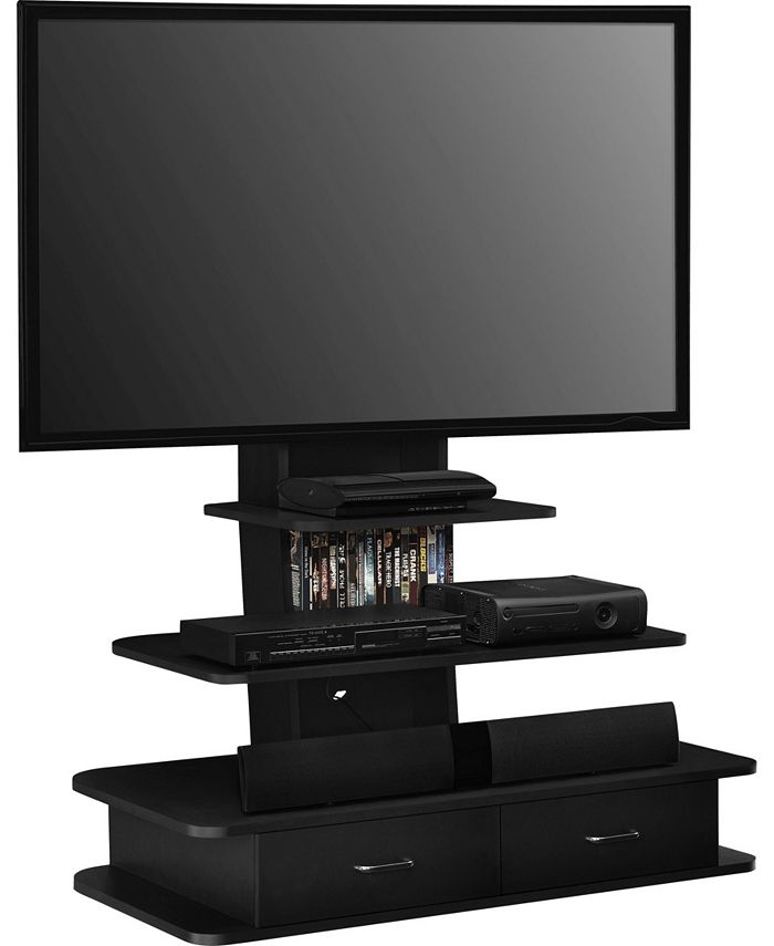Ameriwood Home Galaxy TV Stand with Mount and Drawers for TVs up to 70