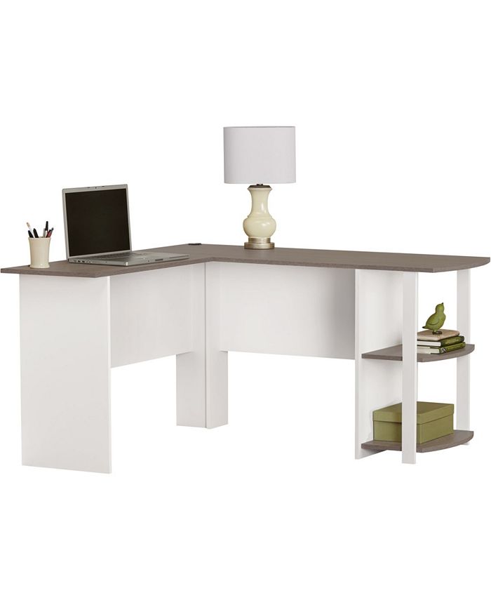Ameriwood Home Dakota LShaped Desk with Bookshelves Macy's
