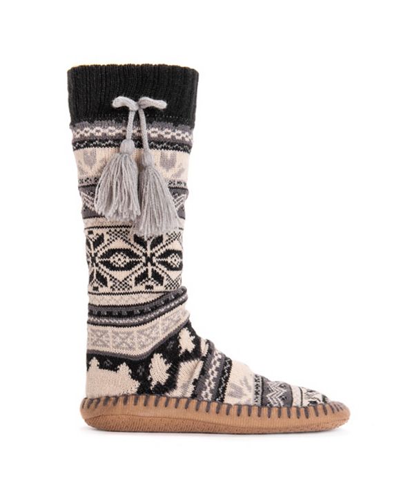 Muk Luks Women's Slipper Socks with Tassels & Reviews - Slippers ...