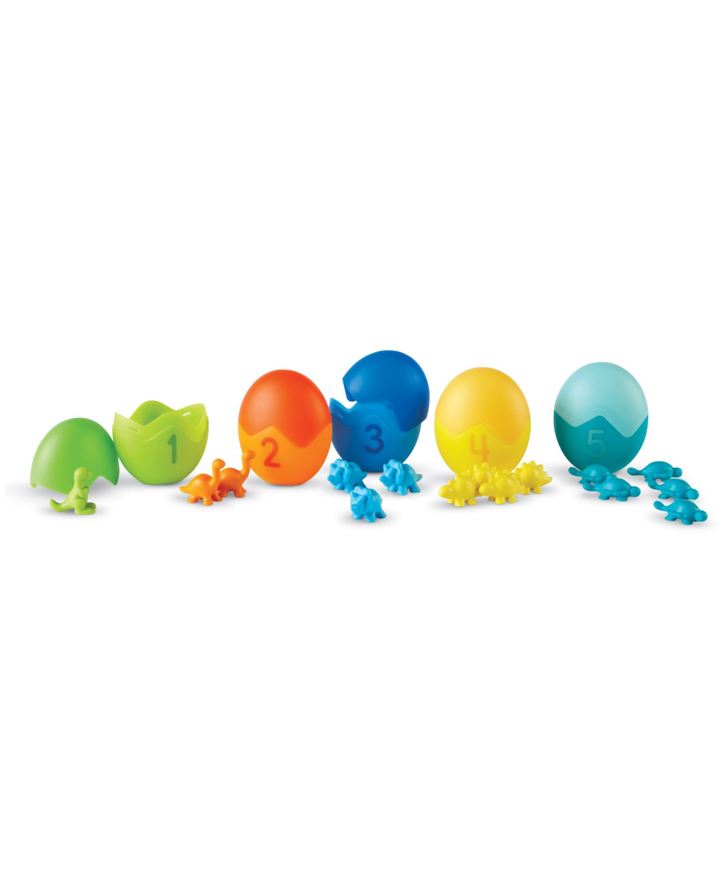 Детские игрушки Areyougame Counting Dino-Sorters 55-Piece Math Activity Set, Ages 3+ — фото 17