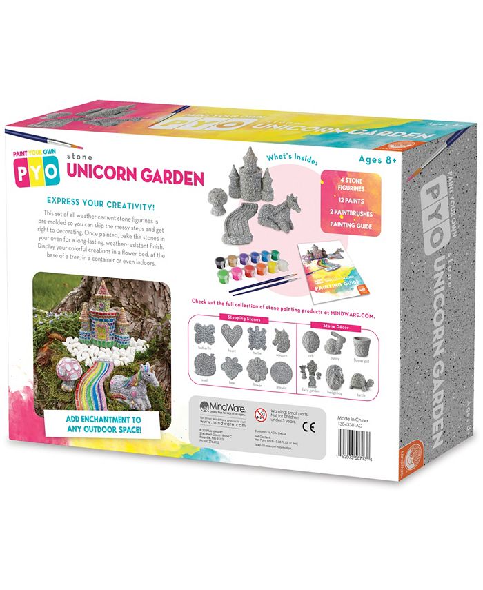 MindWare Paint Your Own Stone Unicorn Garden Macy's