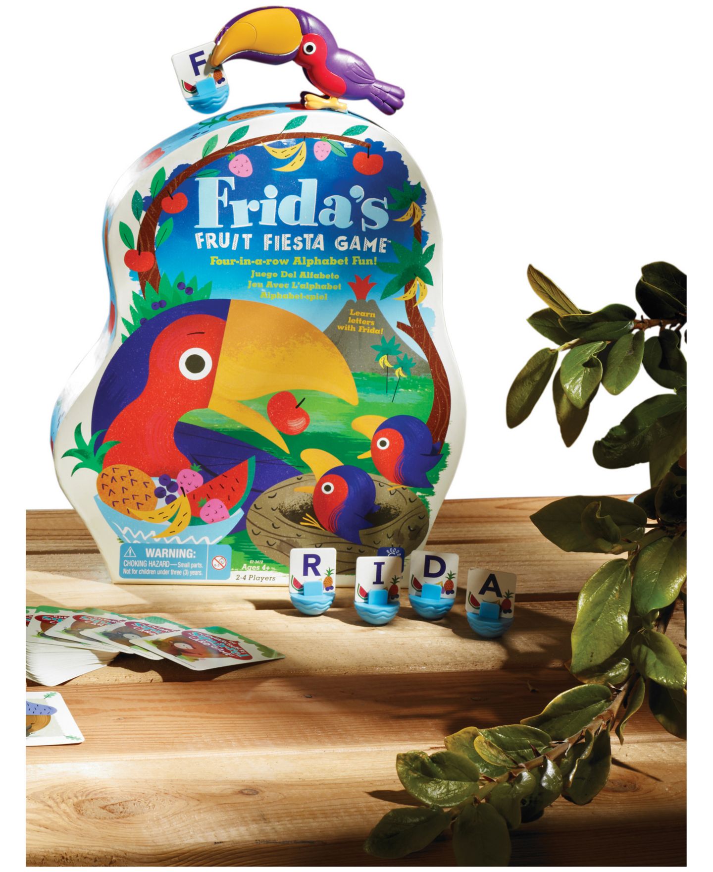 Детская настольная игра Educational Insights Frida's Fruit Fiesta Letter Matching Family Board Game, от 4 лет — фото 4