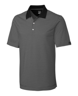 Cutter and Buck Men's Big and Tall Cb DryTec Trevor Stripe Polo