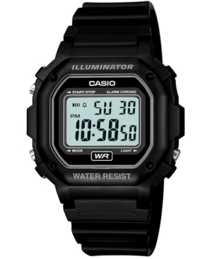 Shop Casio Men's Digital Black Resin Strap Watch 42.4mm