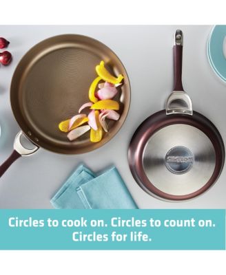 Symmetry Merlot 2-Pc. Hard-Anodized Non-Stick French Skillet Set