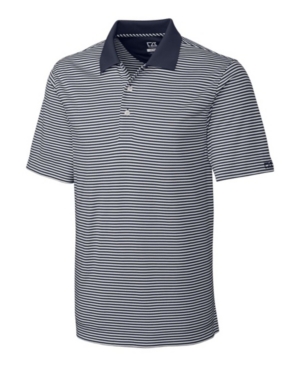 Cutter and Buck Men's Big and Tall Cb DryTec Trevor Stripe Polo