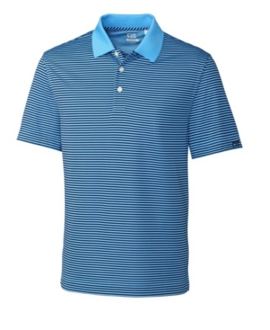 Cutter and Buck Men's Big and Tall Cb DryTec Trevor Stripe Polo