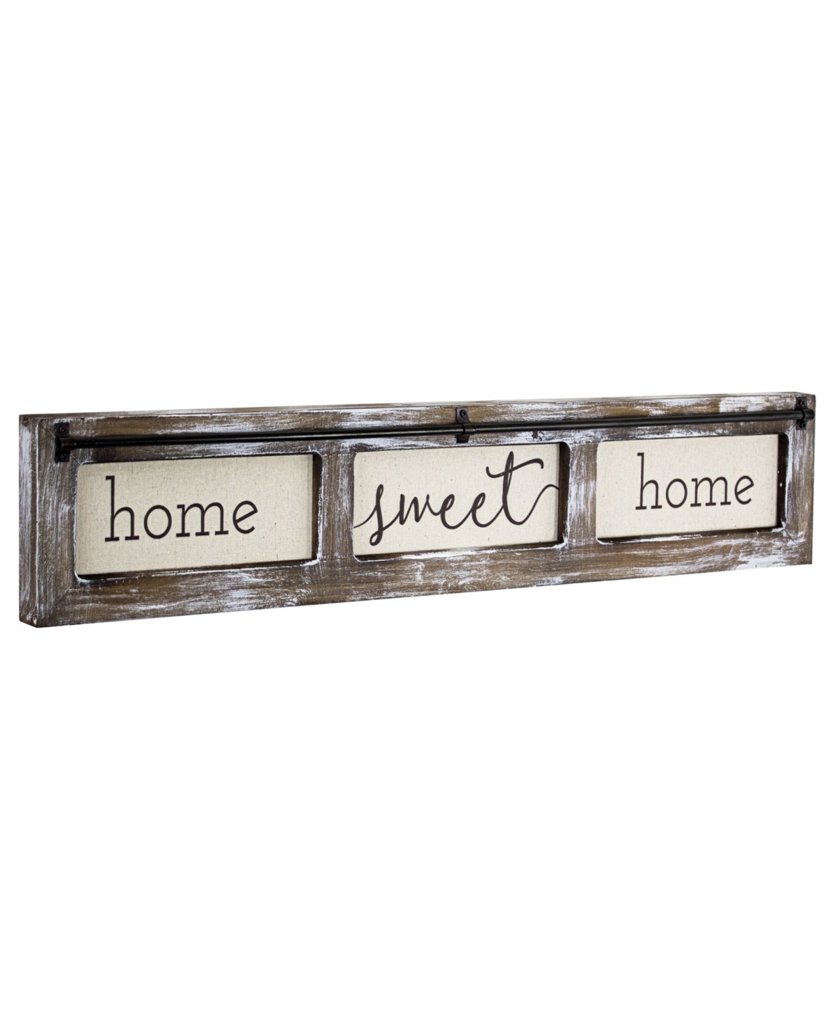 Crystal Art Gallery American Art Decor Home Sweet Home Rustic Wood Canvas Sign In Multi