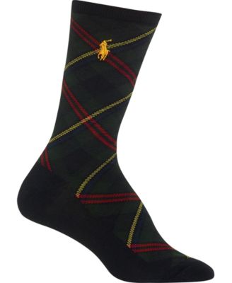 ralph lauren plaid socks