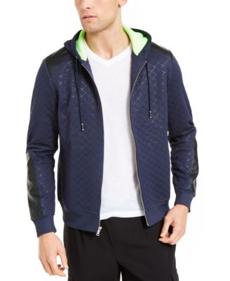 INC International Concepts - Men's Quilted Hooded Jacket