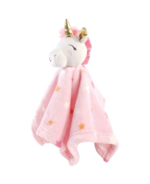 Luvable Friends Baby Girl Plush Security Blanket In Unicorn 2-