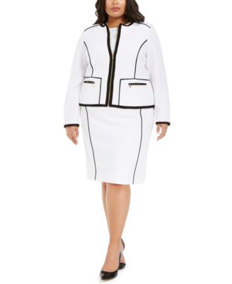 macys plus size suits