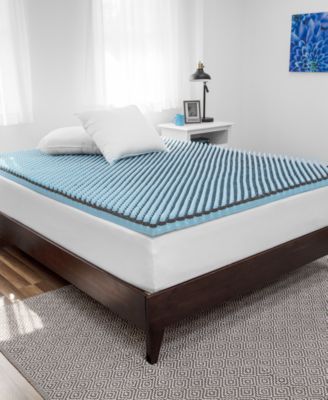 SensorPEDIC - Charcoal 2.5-Inch Hybrid Sensorwell Memory Foam Topper - Full