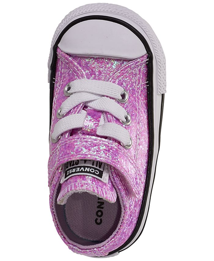 Converse Toddler Girls Chuck Taylor All Star Coated Glitter StayPut