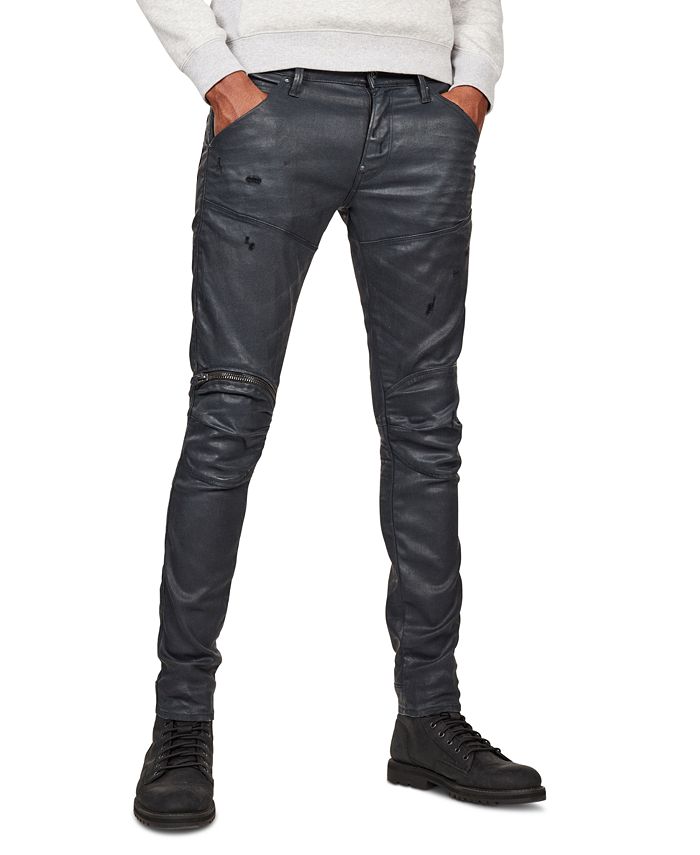 G-Star Raw Men's 5620 Black Skinny Jeans, Created for Macy's & Reviews ...