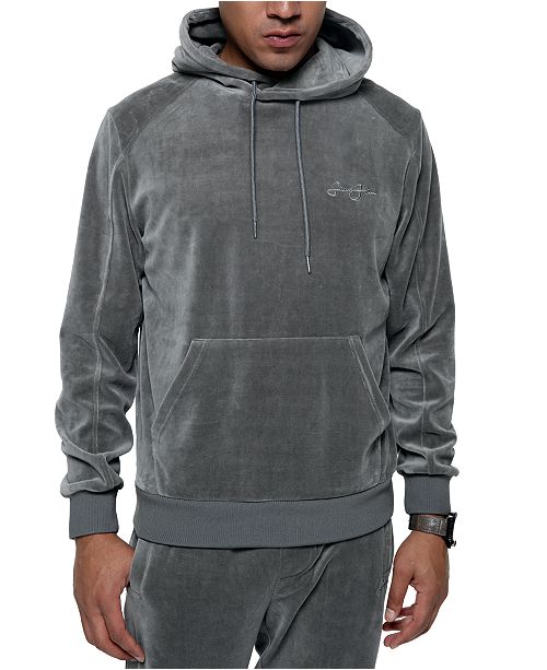 Sean John Men S Regular Fit Velour Hoodie Reviews Hoodies
