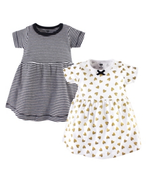 Hudson Baby Baby Girl Cotton Dress 2-Pack