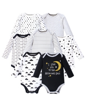 Hudson Baby Baby Girl Long Sleeve Bodysuit 5-Pack