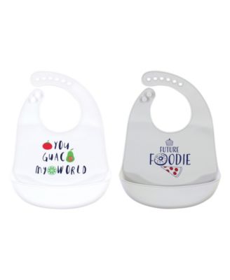 Unisex Soft Silicone Feeding Bibs