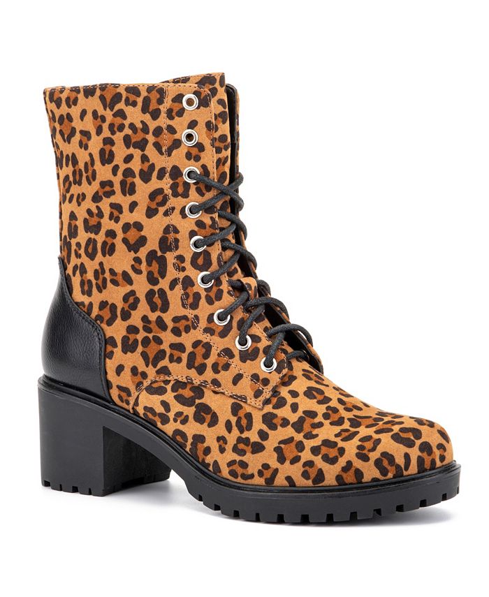 Leopard boots at macy's clearance