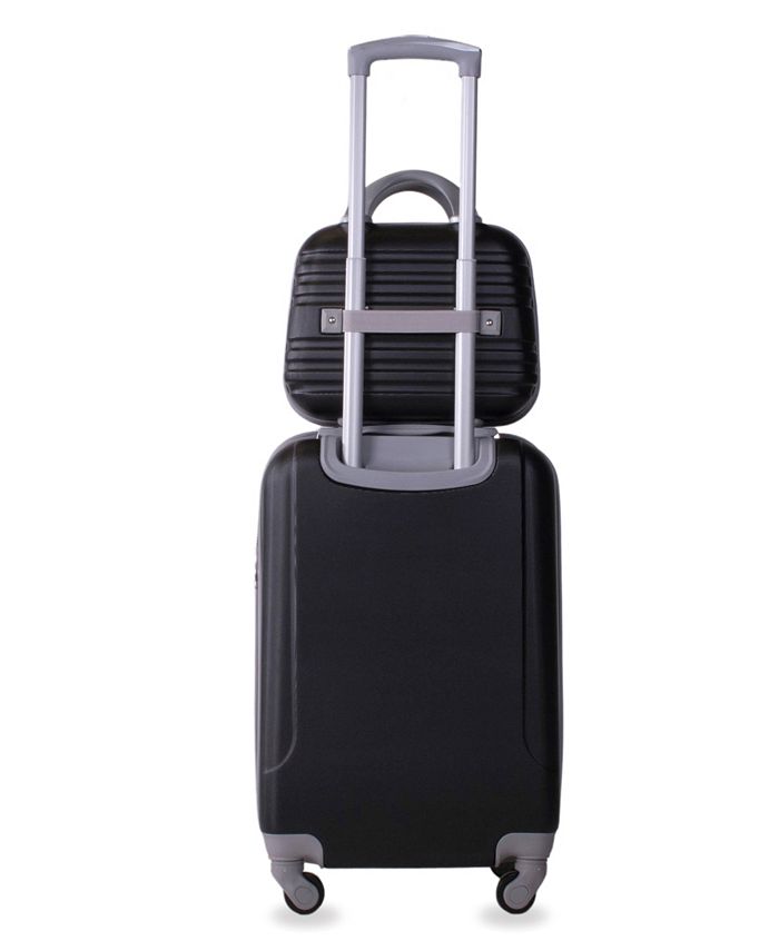 American Sport Plus Varsity 2Piece CarryOn Hardside Cosmetic Luggage