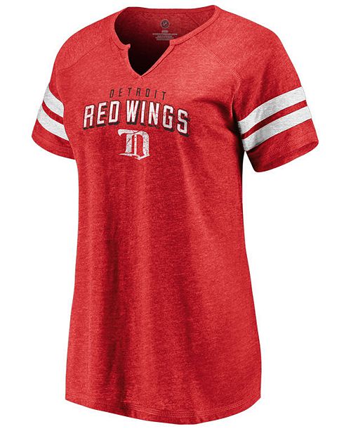 Majestic Women S Detroit Red Wings Net V Notch T Shirt Reviews