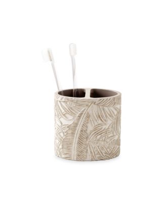 Destinations - Palm Wood Toothbrush Holder