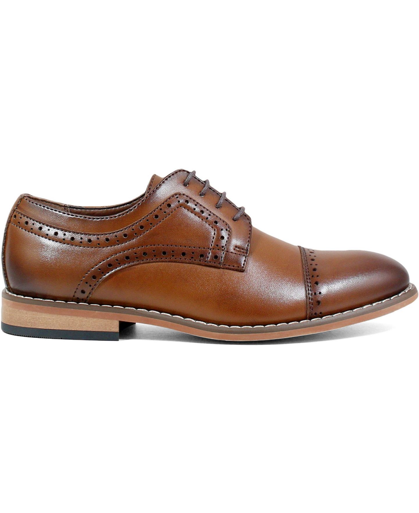 Туфли Stacy Adams Dickinson Cap Toe Oxford Shoe для мальчиков, цвет: Чёрный — фото 9