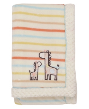 Little Me Giraffe Embroidered Baby Blanket