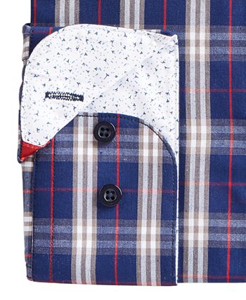 Buffalo David Bitton - Men's Slim-Fit Yarn-Dyed Plaid Dress Shirt